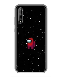 Чехол для Huawei P Smart S / Y8p (2020) с картинкой «Красный Among Us»