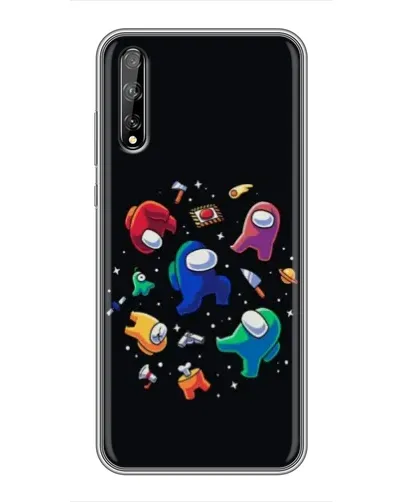 Чехол для Huawei P Smart S / Y8p (2020) с картинкой «Among Us космос» Чехол для Huawei P Smart S / Y8p (2020) с картинкой «Among Us космос»