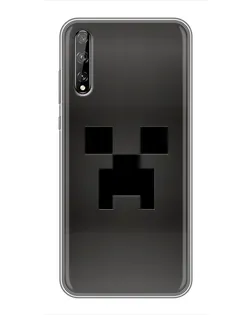 Чехол для Huawei P Smart S / Y8p (2020) с картинкой «Черный крипер градиент» Чехол для Huawei P Smart S / Y8p (2020) с картинкой «Черный крипер градиент»