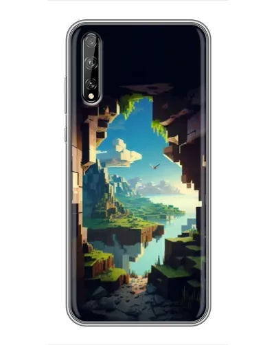 Чехол для Huawei P Smart S / Y8p (2020) с картинкой «Вид из пещеры» Чехол для Huawei P Smart S / Y8p (2020) с картинкой «Вид из пещеры»