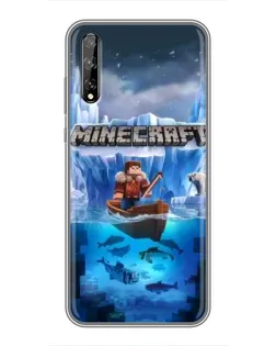 Чехол для Huawei P Smart S / Y8p (2020) с картинкой «Minecraft ледяной мир» Чехол для Huawei P Smart S / Y8p (2020) с картинкой «Minecraft ледяной мир»