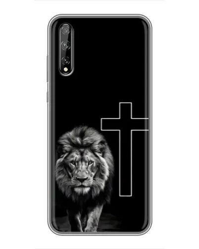 Чехол для Huawei P Smart S / Y8p (2020) с картинкой «Лев и Крест»