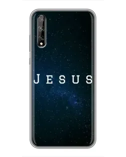 Чехол для Huawei P Smart S / Y8p (2020) с картинкой «Звездное небо Jesus»