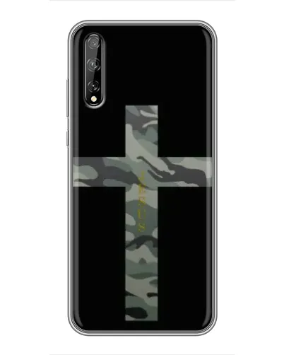 Чехол для Huawei P Smart S / Y8p (2020) с картинкой «Милитари Крест»
