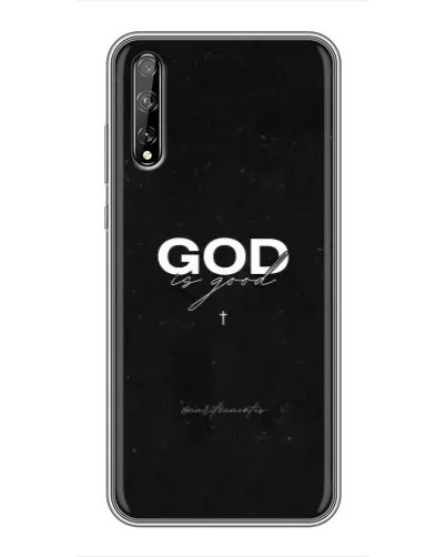 Чехол для Huawei P Smart S / Y8p (2020) с картинкой «GOD — Бог над всем»