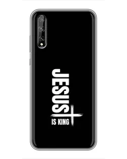 Чехол для Huawei P Smart S / Y8p (2020) с картинкой «Вертикаль веры Jesus»