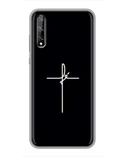 Чехол для Huawei P Smart S / Y8p (2020) с картинкой «Тонкий крест»