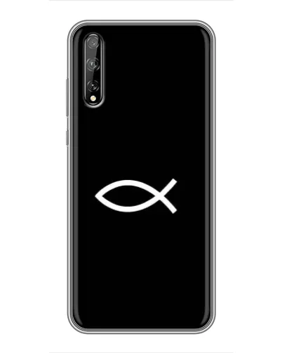 Чехол для Huawei P Smart S / Y8p (2020) с картинкой «Символ рыбы Jesus» Чехол для Huawei P Smart S / Y8p (2020) с картинкой «Символ рыбы Jesus»