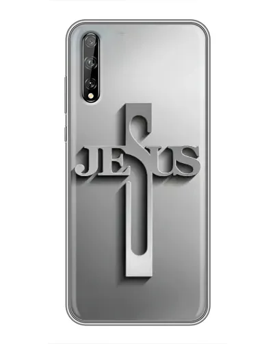 Чехол для Huawei P Smart S / Y8p (2020) с картинкой «Металлический крест Jesus» Чехол для Huawei P Smart S / Y8p (2020) с картинкой «Металлический крест Jesus»