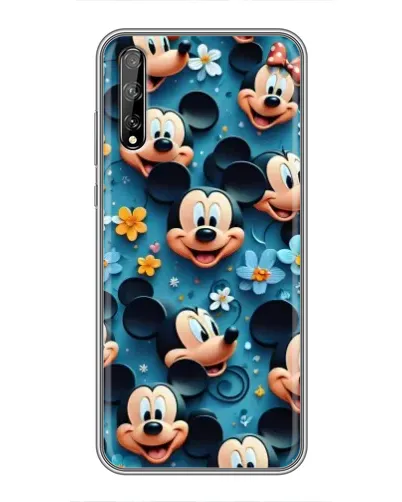 Чехол для Huawei P Smart S / Y8p (2020) с картинкой «Паттерн Микки и Минни»