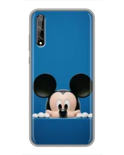 Чехол для Huawei P Smart S / Y8p (2020) с картинкой «Микки выглядывает»