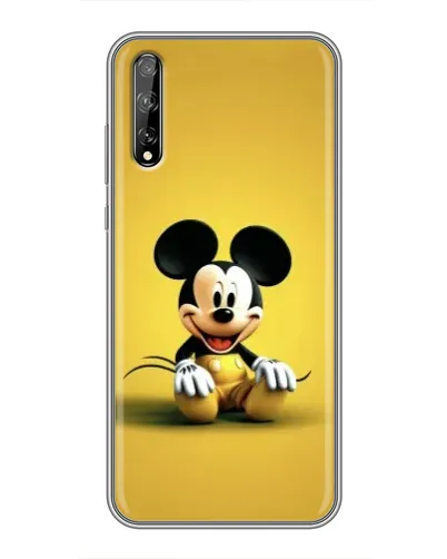 Чехол для Huawei P Smart S / Y8p (2020) с картинкой «Микки на желтом»