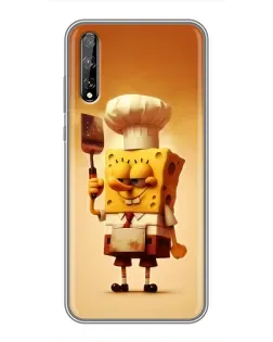 Чехол для Huawei P Smart S / Y8p (2020) с картинкой «Губка Боб повар» Чехол для Huawei P Smart S / Y8p (2020) с картинкой «Губка Боб повар»