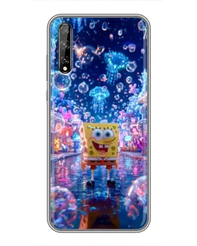 Чехол для Huawei P Smart S / Y8p (2020) с картинкой «Неоновый океан»