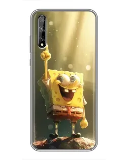 Чехол для Huawei P Smart S / Y8p (2020) с картинкой «Сияющий Спанч Боб» Чехол для Huawei P Smart S / Y8p (2020) с картинкой «Сияющий Спанч Боб»