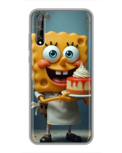 Чехол для Huawei P Smart S / Y8p (2020) с картинкой «Повар Спанч Боб»