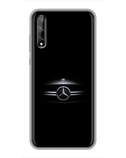 Чехол для Huawei P Smart S / Y8p (2020) с картинкой «Mercedes — абстрактные линии»