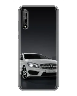 Чехол для Huawei P Smart S / Y8p (2020) с картинкой «Mercedes AMG GT Silver»