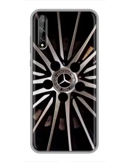 Чехол для Huawei P Smart S / Y8p (2020) с картинкой «Диск Mercedes»