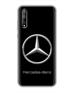 Чехол для Huawei P Smart S / Y8p (2020) с картинкой «Mercedes Silver Logo»
