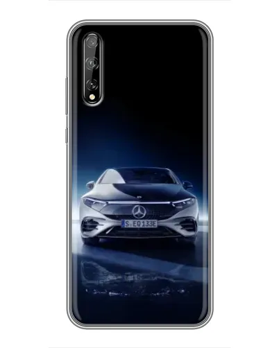 Чехол для Huawei P Smart S / Y8p (2020) с картинкой «Ночной Mercedes EQ»