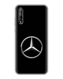 Чехол для Huawei P Smart S / Y8p (2020) с картинкой «Mercedes классический лого»