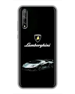Чехол для Huawei P Smart S / Y8p (2020) с картинкой «Логотип Lamborghini классика»