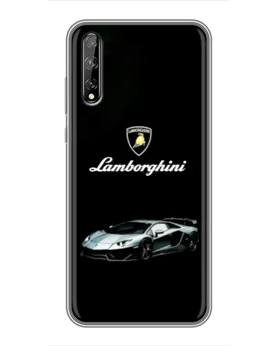 Чехол для Huawei P Smart S / Y8p (2020) с картинкой «Логотип Lamborghini классика»