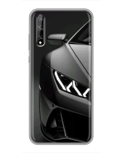 Чехол для Huawei P Smart S / Y8p (2020) с картинкой «Lamborghini фары детализация»