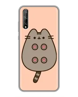 Чехол для Huawei P Smart S / Y8p (2020) с картинкой «Пушин пузиком кверху» Чехол для Huawei P Smart S / Y8p (2020) с картинкой «Пушин пузиком кверху»