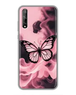 Чехол для Huawei P Smart S / Y8p (2020) с картинкой «Бабочка в дыму» Чехол для Huawei P Smart S / Y8p (2020) с картинкой «Бабочка в дыму»