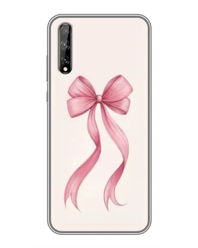 Чехол для Huawei P Smart S / Y8p (2020) с картинкой «Розовый бант»
