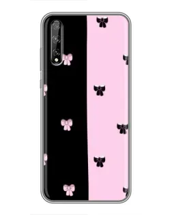 Чехол для Huawei P Smart S / Y8p (2020) с картинкой «Контрастные банты»