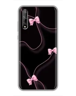 Чехол для Huawei P Smart S / Y8p (2020) с картинкой «Розовые ленты»