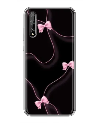 Чехол для Huawei P Smart S / Y8p (2020) с картинкой «Розовые ленты»