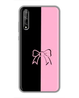 Чехол для Huawei P Smart S / Y8p (2020) с картинкой «Половинки банта»