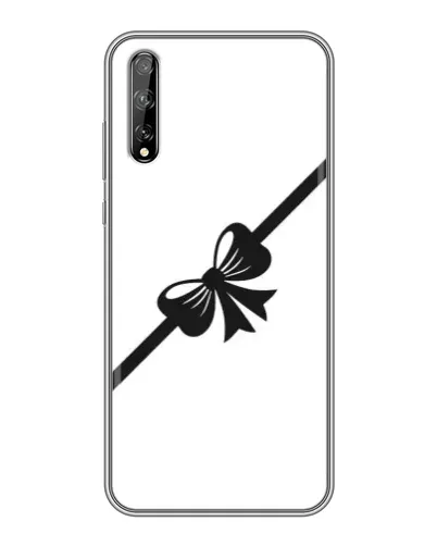 Чехол для Huawei P Smart S / Y8p (2020) с картинкой «Диагональный бант»