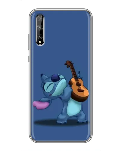Чехол для Huawei P Smart S / Y8p (2020) с картинкой «Стич с укулеле»