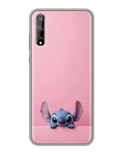 Чехол для Huawei P Smart S / Y8p (2020) с картинкой «Stitch выглядывает»