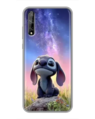 Чехол для Huawei P Smart S / Y8p (2020) с картинкой «Стич на рассвете»