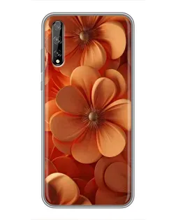 Чехол для Huawei P Smart S / Y8p (2020) с картинкой «Оранжевый макро цветок» Чехол для Huawei P Smart S / Y8p (2020) с картинкой «Оранжевый макро цветок»