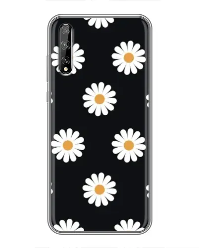 Чехол для Huawei P Smart S / Y8p (2020) с картинкой «Ромашки на черном» Чехол для Huawei P Smart S / Y8p (2020) с картинкой «Ромашки на черном»