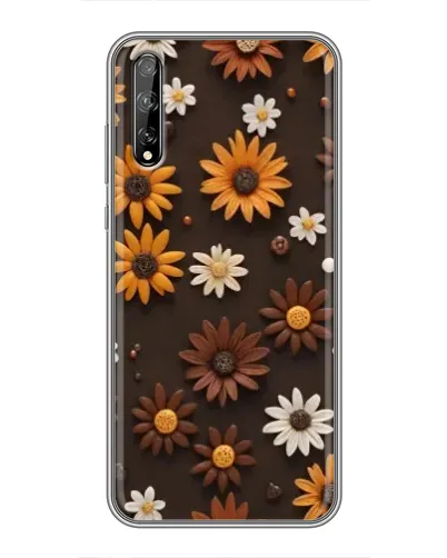 Чехол для Huawei P Smart S / Y8p (2020) с картинкой «Узор из маленьких подсолнухов» Чехол для Huawei P Smart S / Y8p (2020) с картинкой «Узор из маленьких подсолнухов»