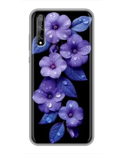 Чехол для Huawei P Smart S / Y8p (2020) с картинкой «Фиолетовые цветы с росою» Чехол для Huawei P Smart S / Y8p (2020) с картинкой «Фиолетовые цветы с росою»