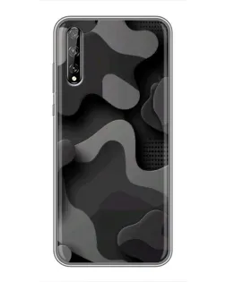 Чехол для Huawei P Smart S / Y8p (2020) с картинкой «Темный абстрактный камуфляж» Чехол для Huawei P Smart S / Y8p (2020) с картинкой «Темный абстрактный камуфляж»