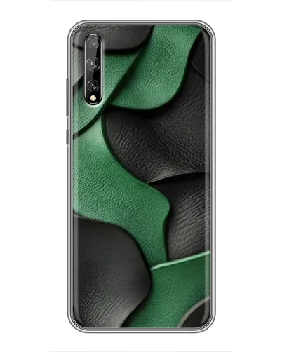 Чехол для Huawei P Smart S / Y8p (2020) с картинкой «Зеленые кожаные волны» Чехол для Huawei P Smart S / Y8p (2020) с картинкой «Зеленые кожаные волны»