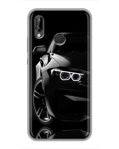 Чехол для Huawei Y9 2019 / Enjoy 9 Plus с картинкой «Черная BMW — профиль» Чехол для Huawei Y9 2019 / Enjoy 9 Plus с картинкой «Черная BMW — профиль»