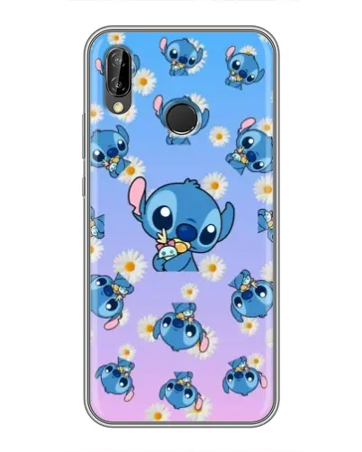 Чехол для Huawei Y9 2019 / Enjoy 9 Plus с картинкой «Паттерн со Стичем»
