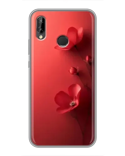Чехол для Huawei Y9 2019 / Enjoy 9 Plus с картинкой «Маковые соцветия»