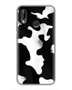 Чехол для Huawei Y9 2019 / Enjoy 9 Plus с картинкой «Черно-белое пятно»